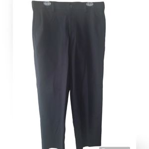 Dockers Mens Classic Fit Pants 34 x 32‎ Black Flat Front Straight Chino Business